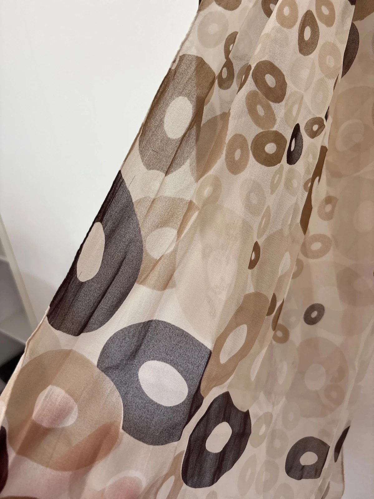 Foulard bege e marrom – photo 3
